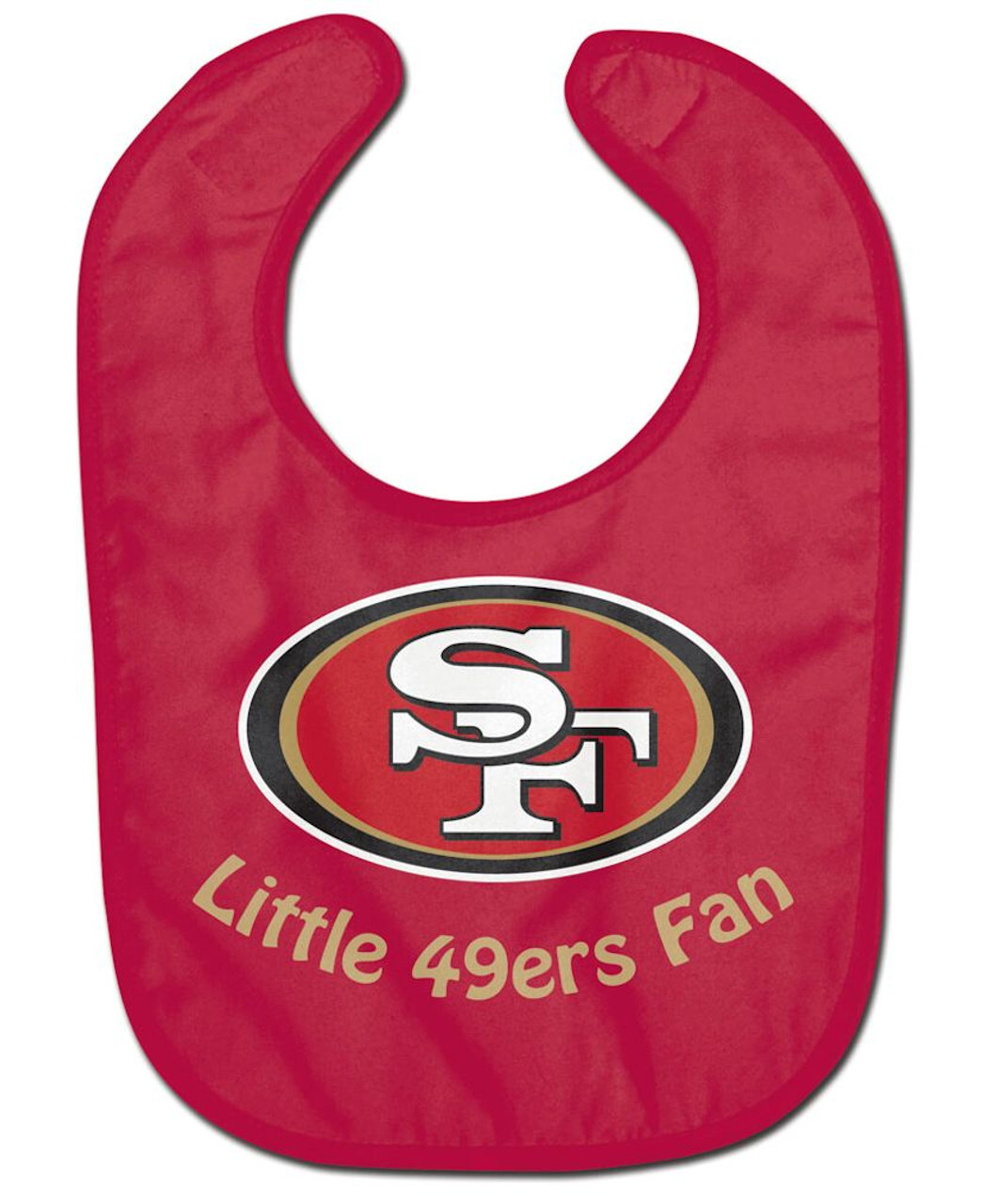 San Francisco 49ers Little 49ers Fan Baby Bib
