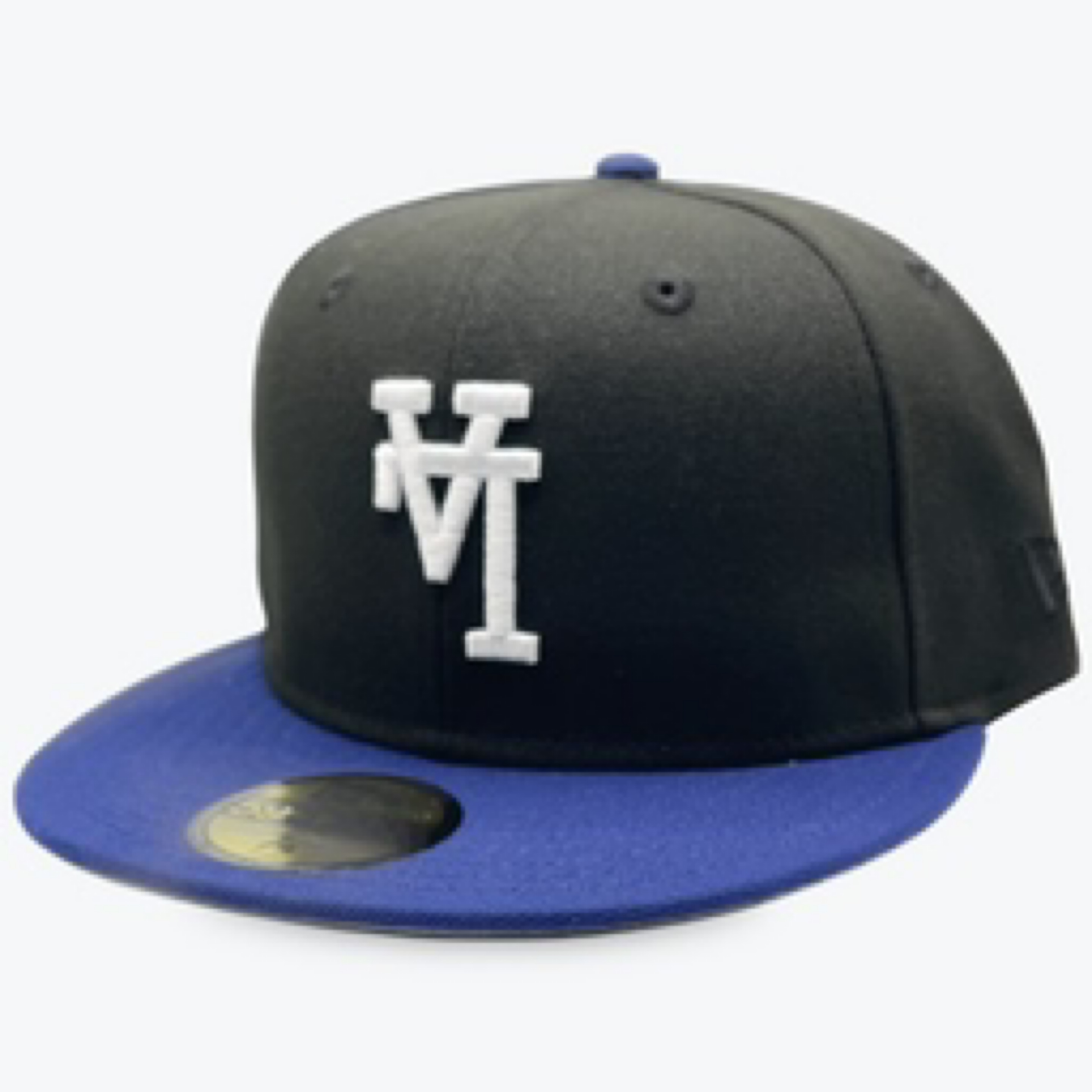 Los Angeles Dodgers Blue/Black Inverted Logo New Era 59FIFTY Fitted Hat