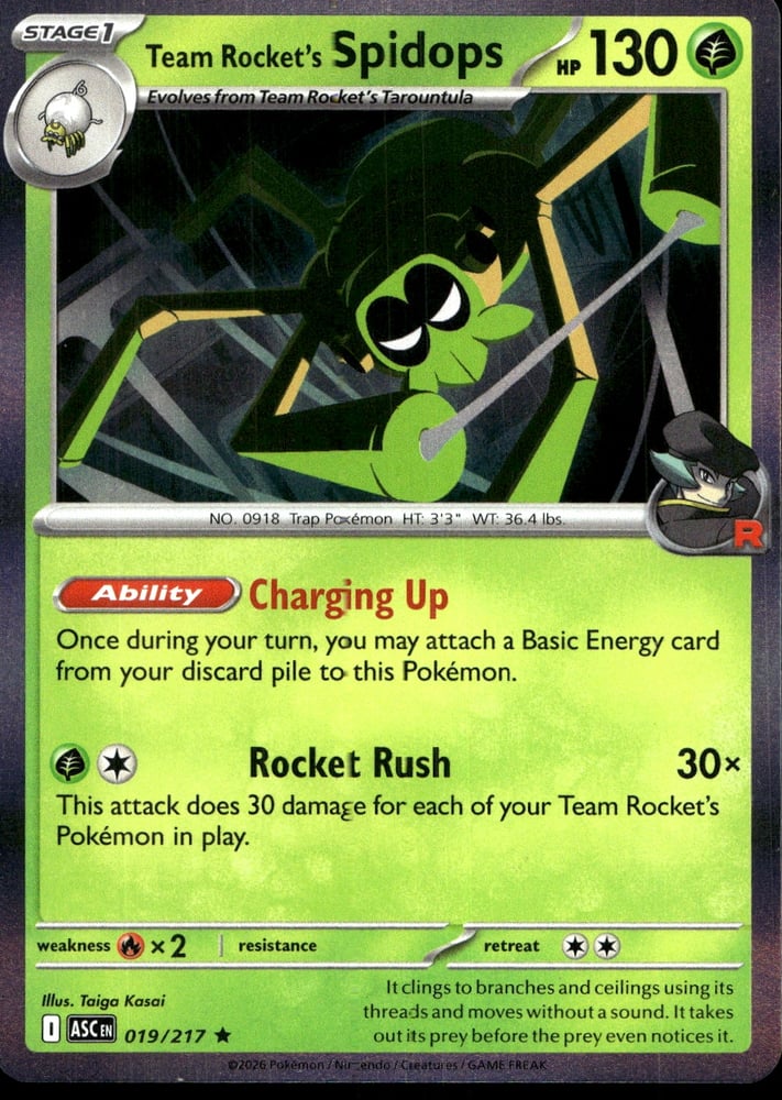 Team Rocket's Spidops - ME02.5 19/217