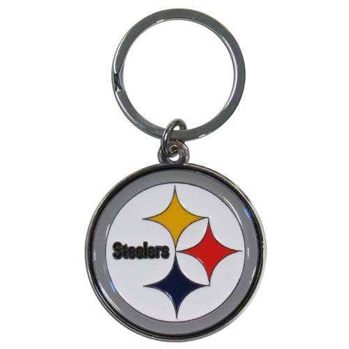 Pittsburgh Steelers Cloisonne Metal Keychain