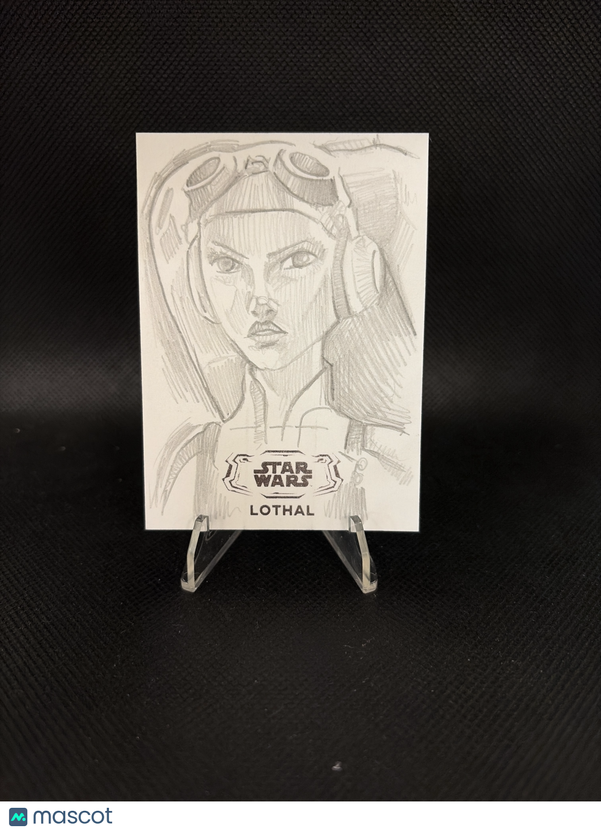 2023 Topps Star Wars Hyperspace Travis Oaid (LOTHAL) Sketch Card 1/1