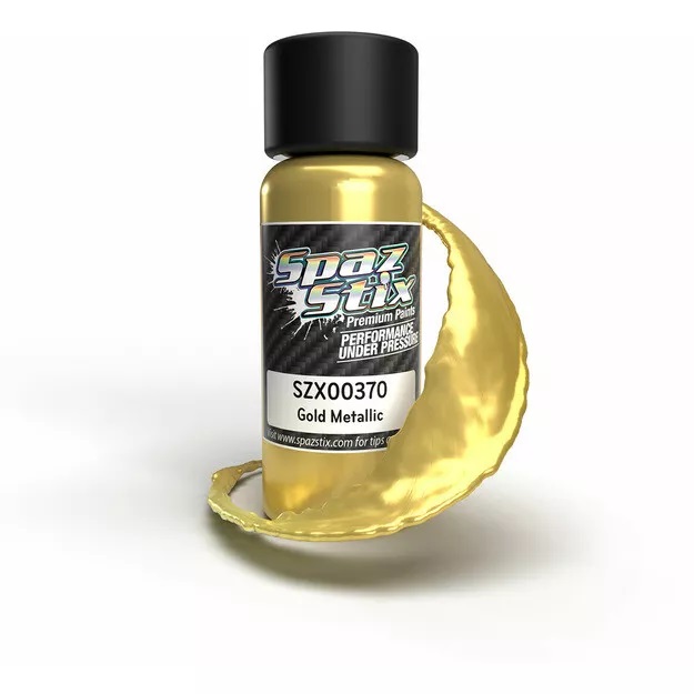 Gold Metallic Airbrush Paint 2oz 00370