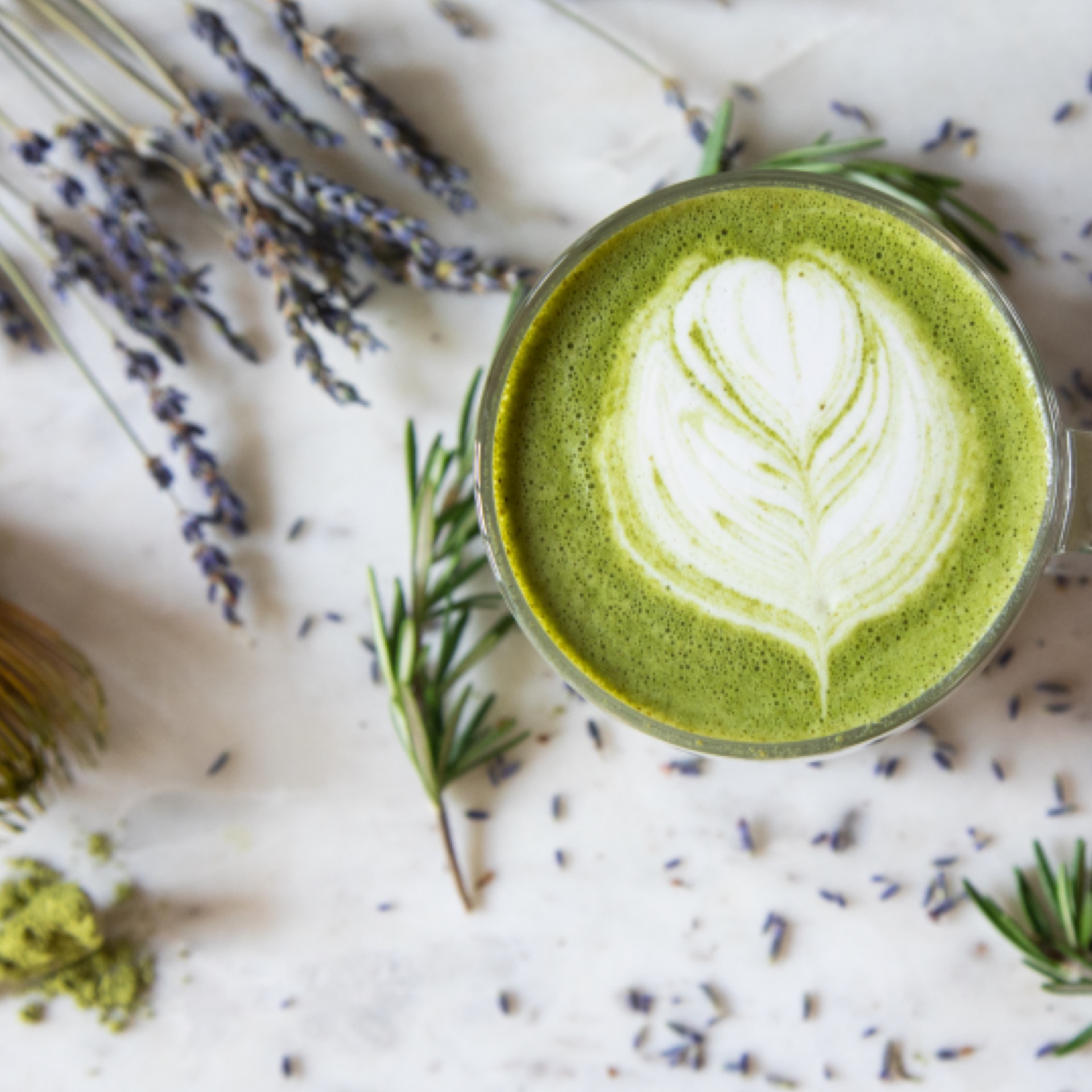 Lavender Honey Matcha