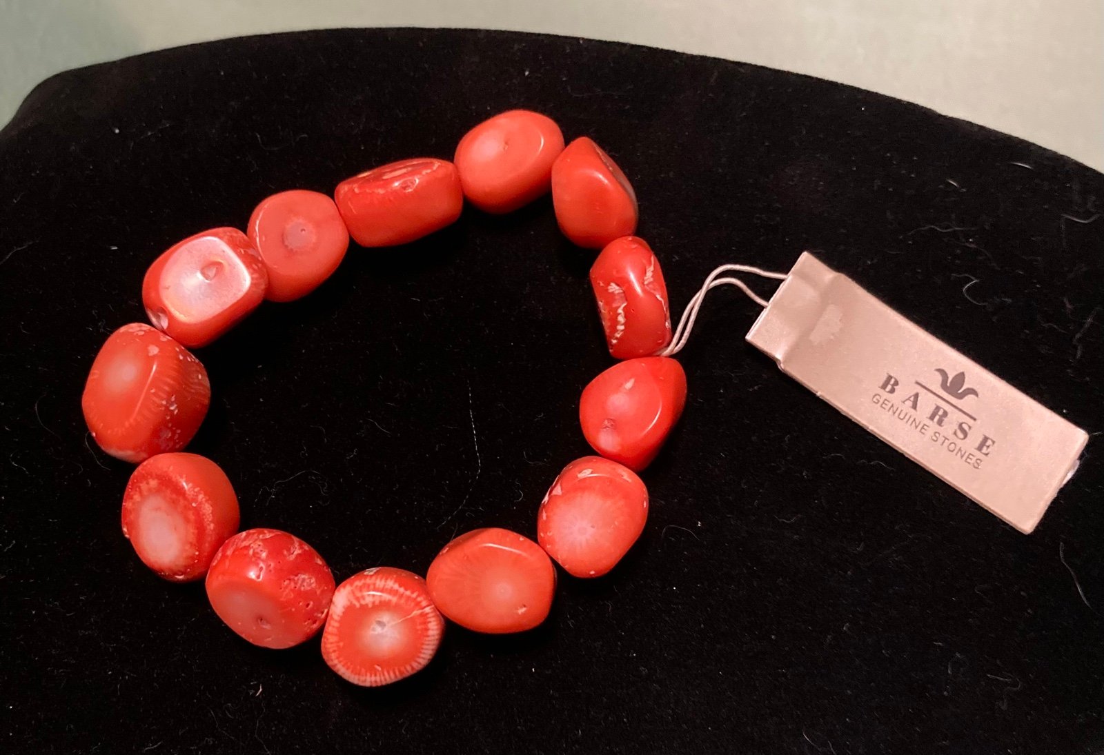 BARSE Genuine Sea Bamboo Stretch Bracelet