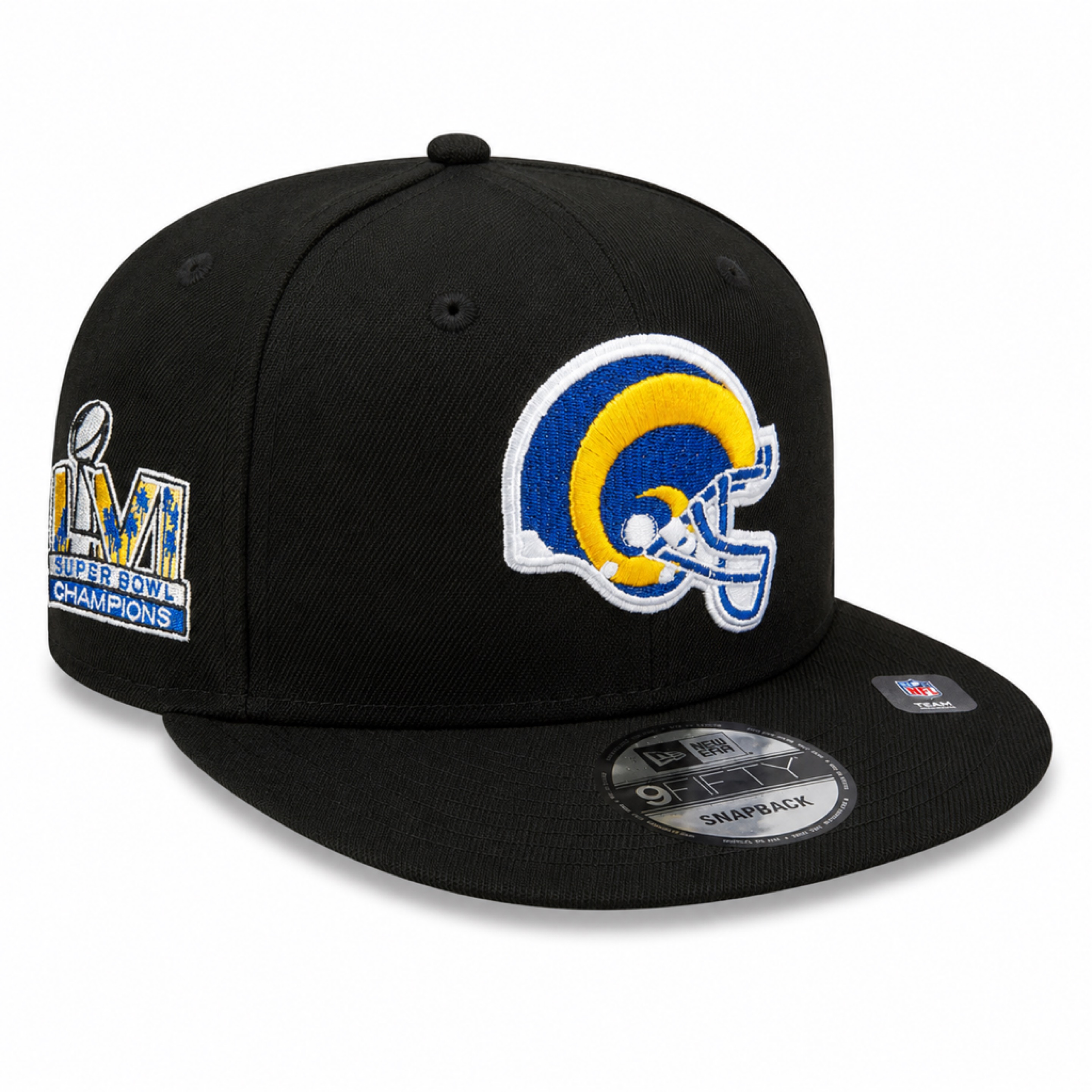 Los Angeles Rams Black Super Bowl LVI New Era 9FIFTY Champions Snapback Hat