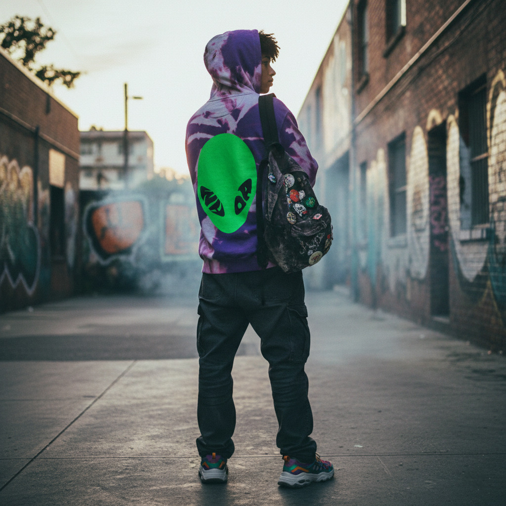 420 Alien Hoodie