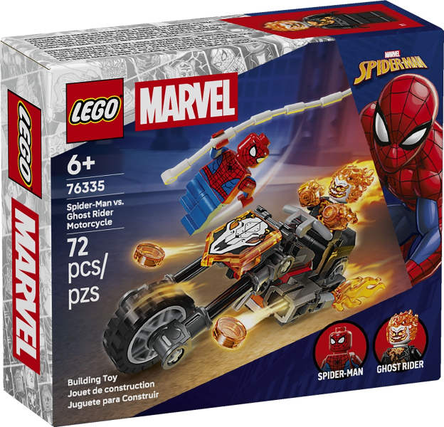 76335 Spider-Man vs. Ghost Rider Motorcycle