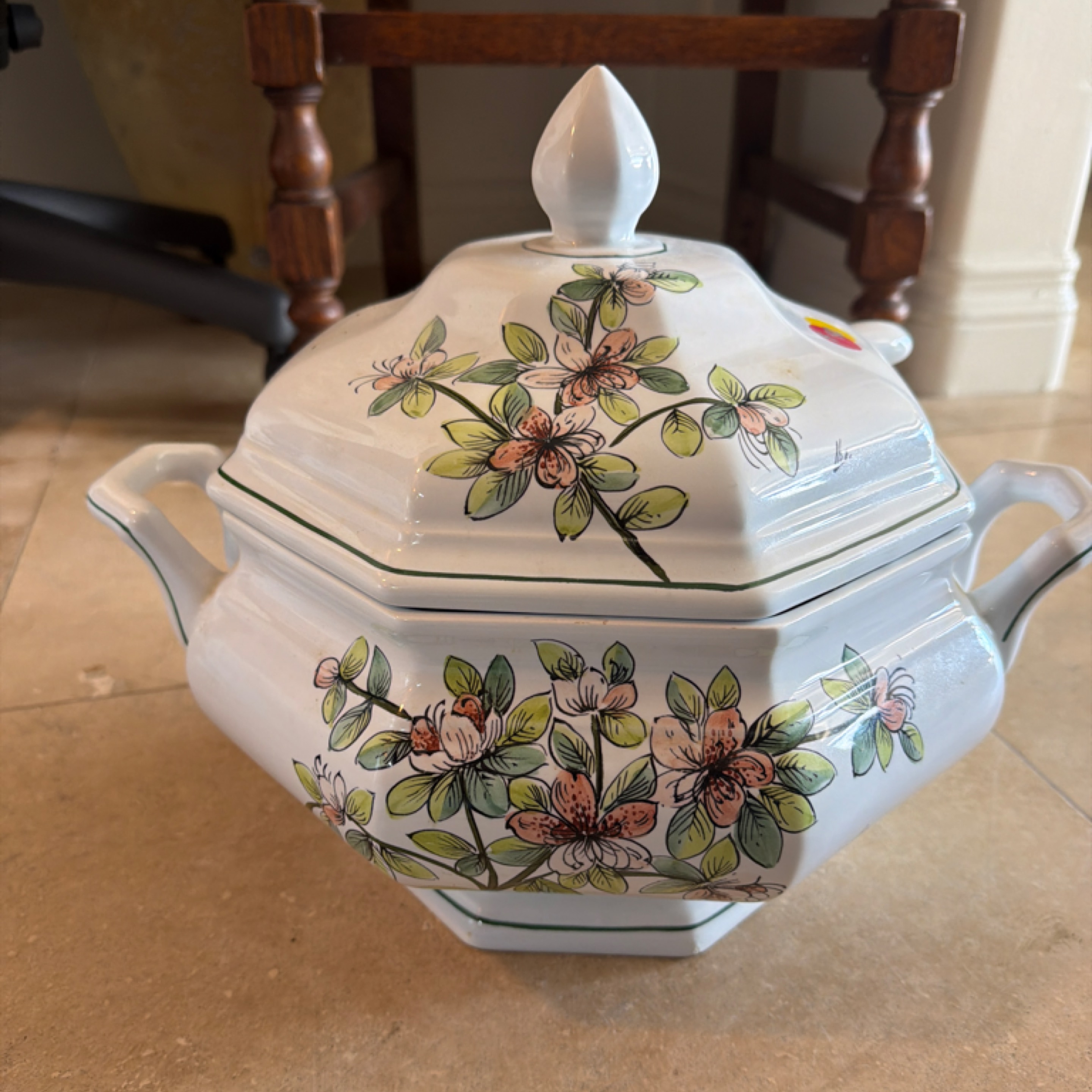 Porcelain vegetable tureen