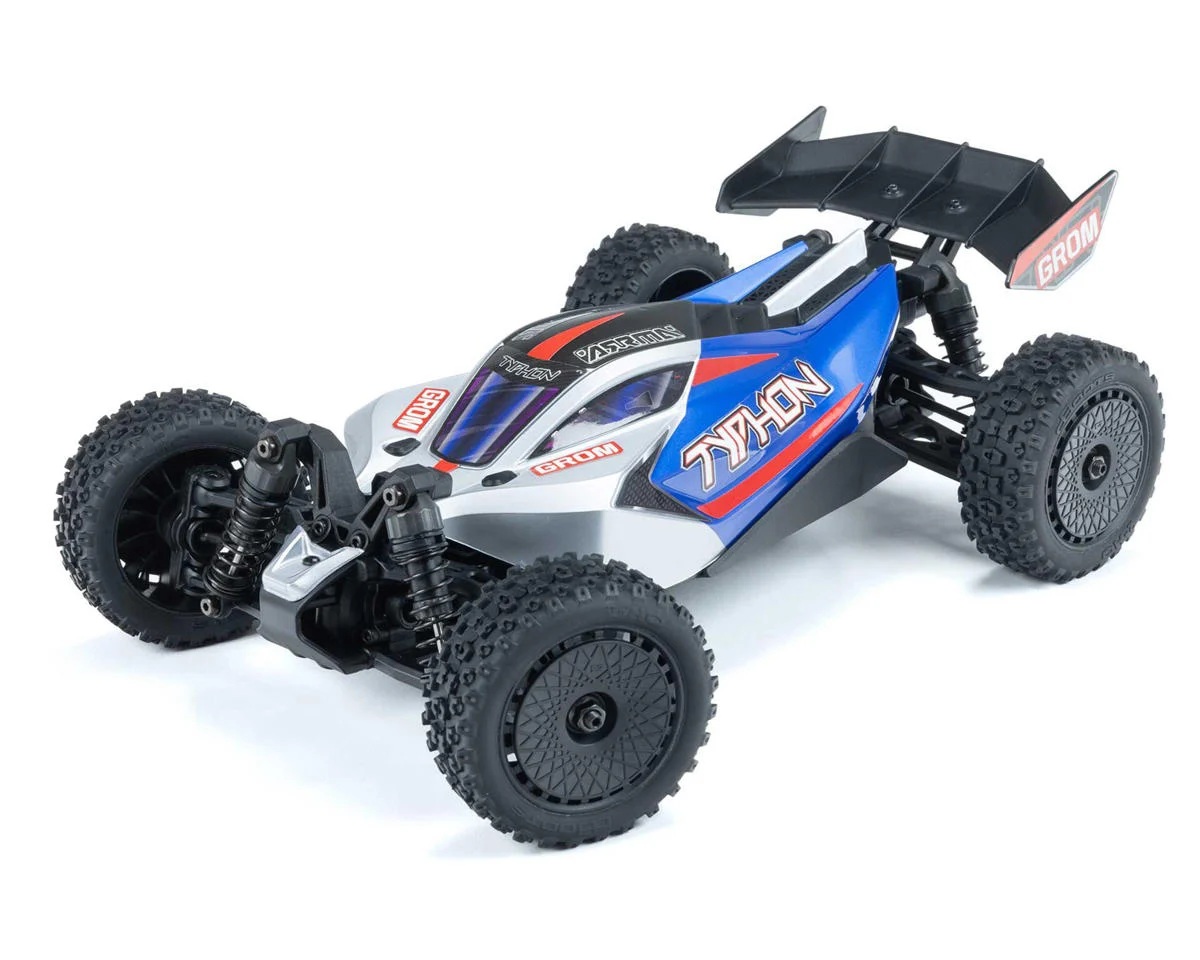 Typhon Grom 4x4 SMART Small Scale Buggy Blue/Silver ARA2106T1