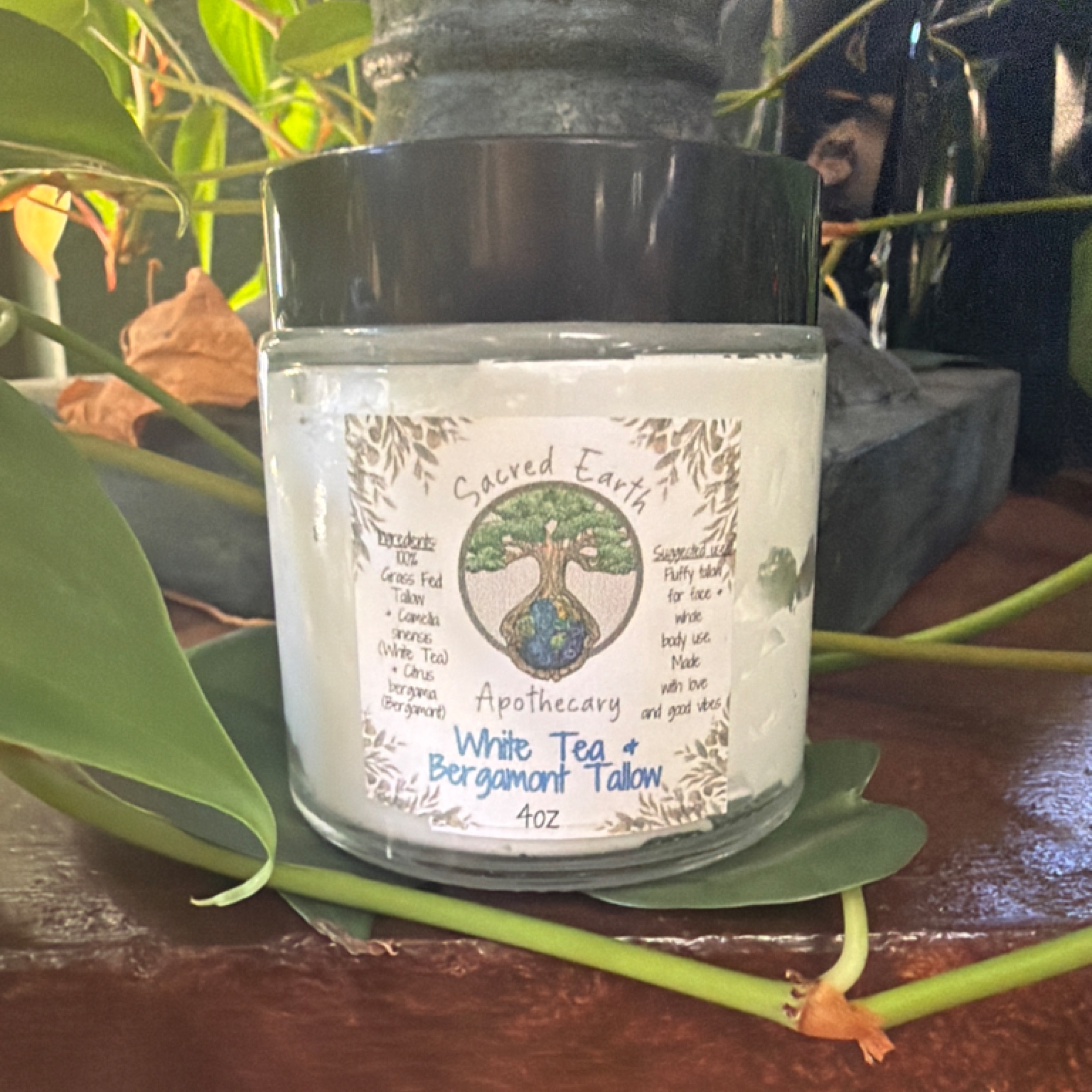 Sacred Earth Apothecary - 4oz White Tea & Bergamont