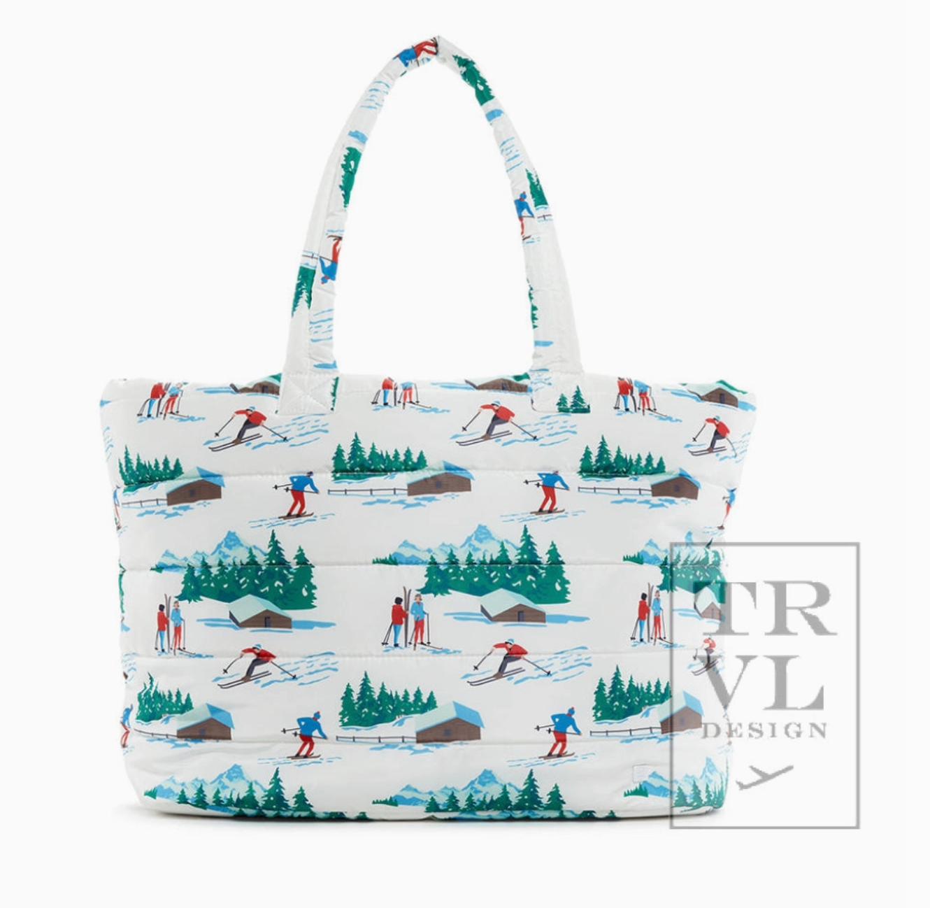 Hit the Slopes Puffer Tote Bag