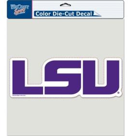 LSU Tigers Perfect Cut Decal 8x8"