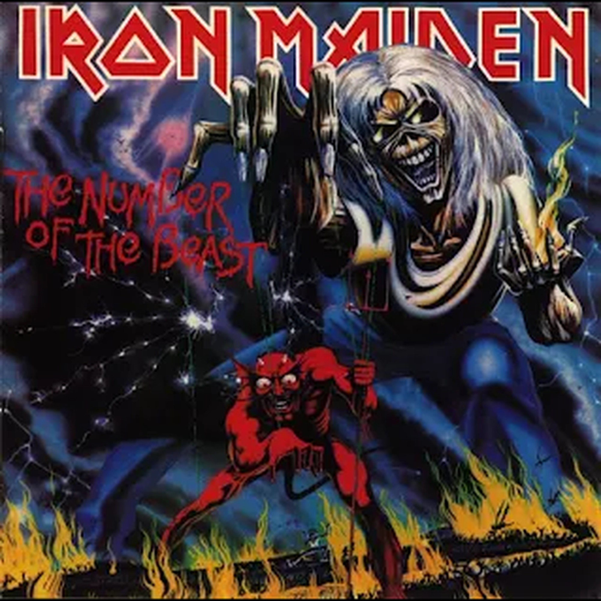 Iron Maiden - The Number Of The Beast album cover