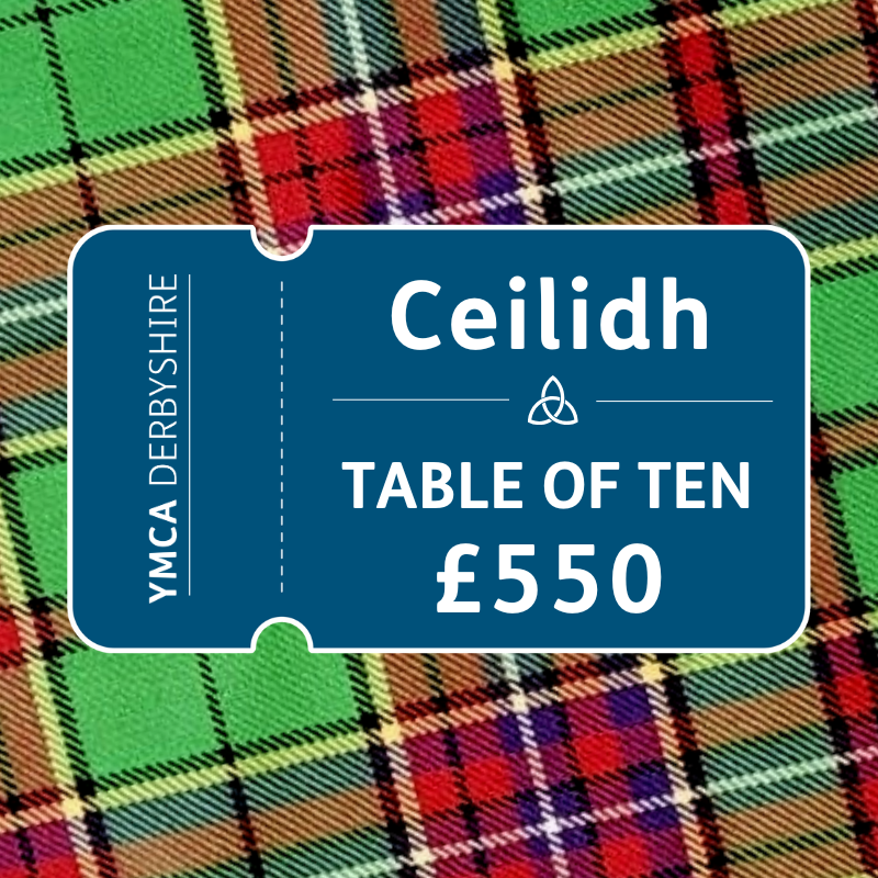 YMCA Derbyshire Ceilidh - Table of Ten