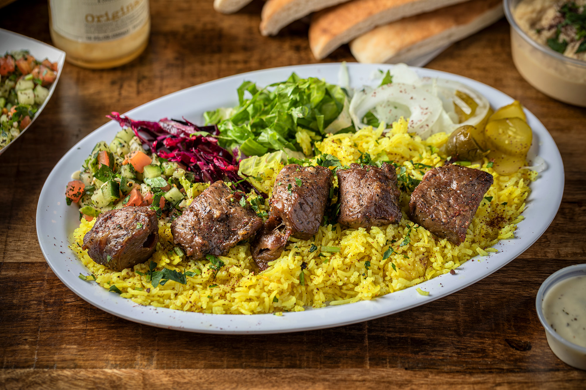 Lamb Kabob Plate