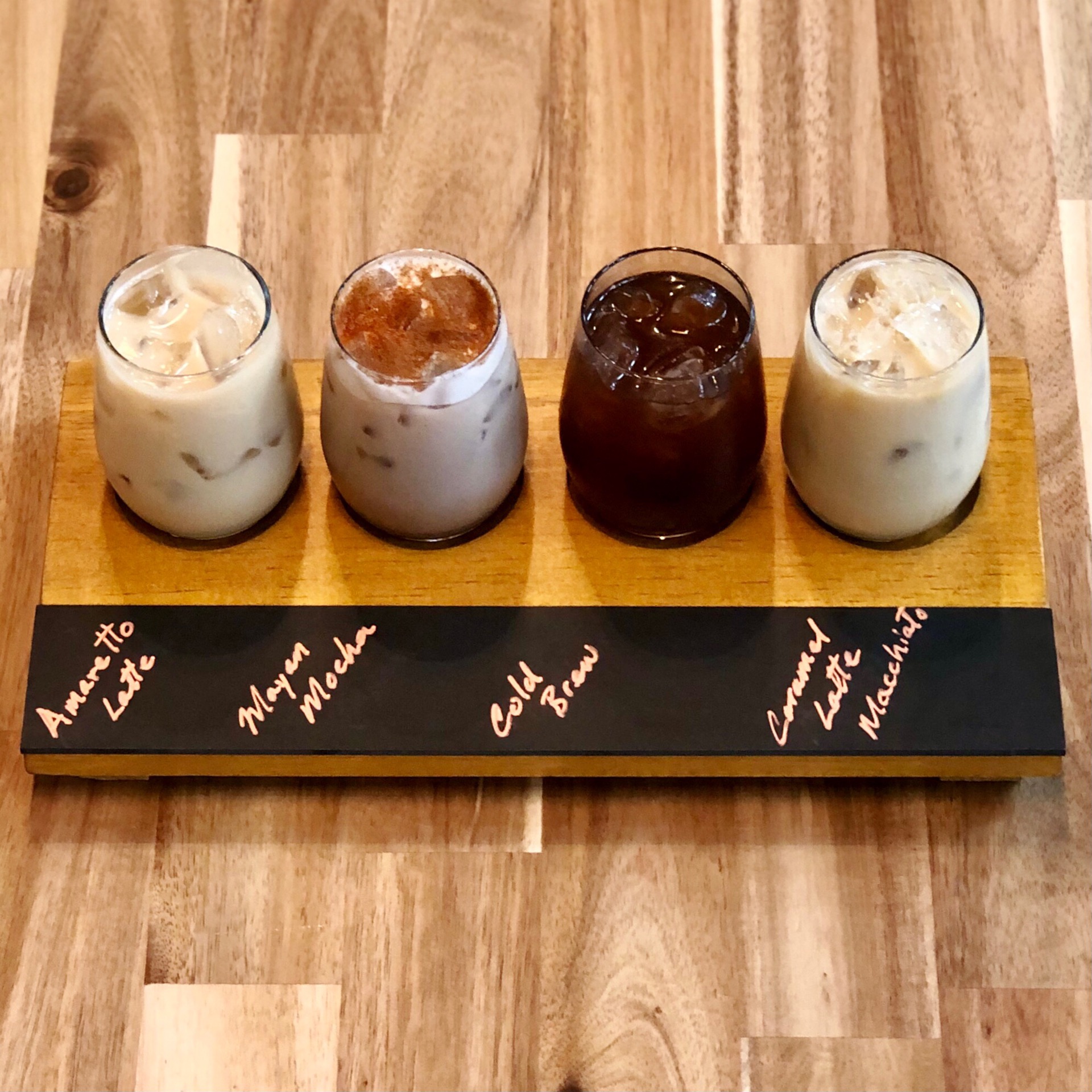 COFFEE & LATTE FLIGHT (4x 6.25oz)