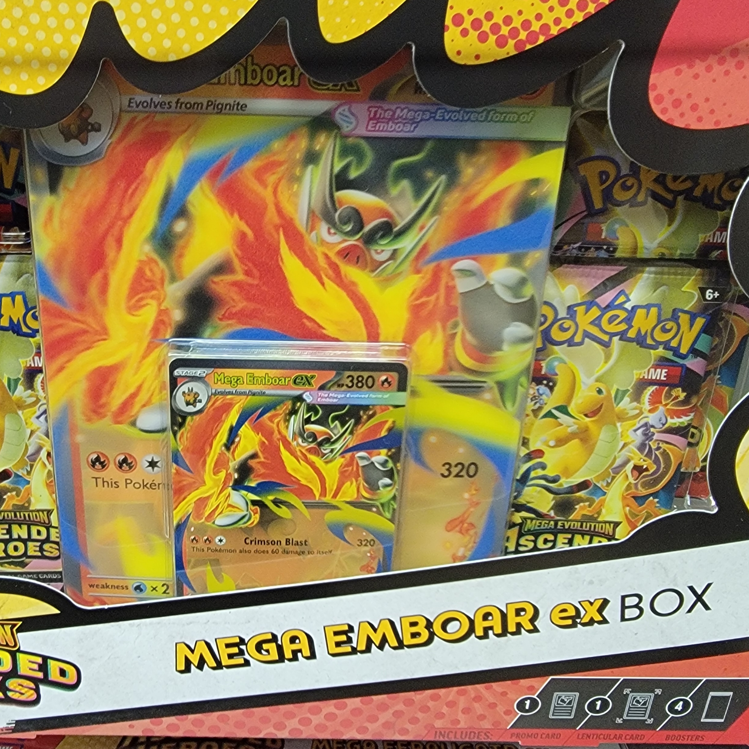 Ascended Heroes 4 Pack Collection Box