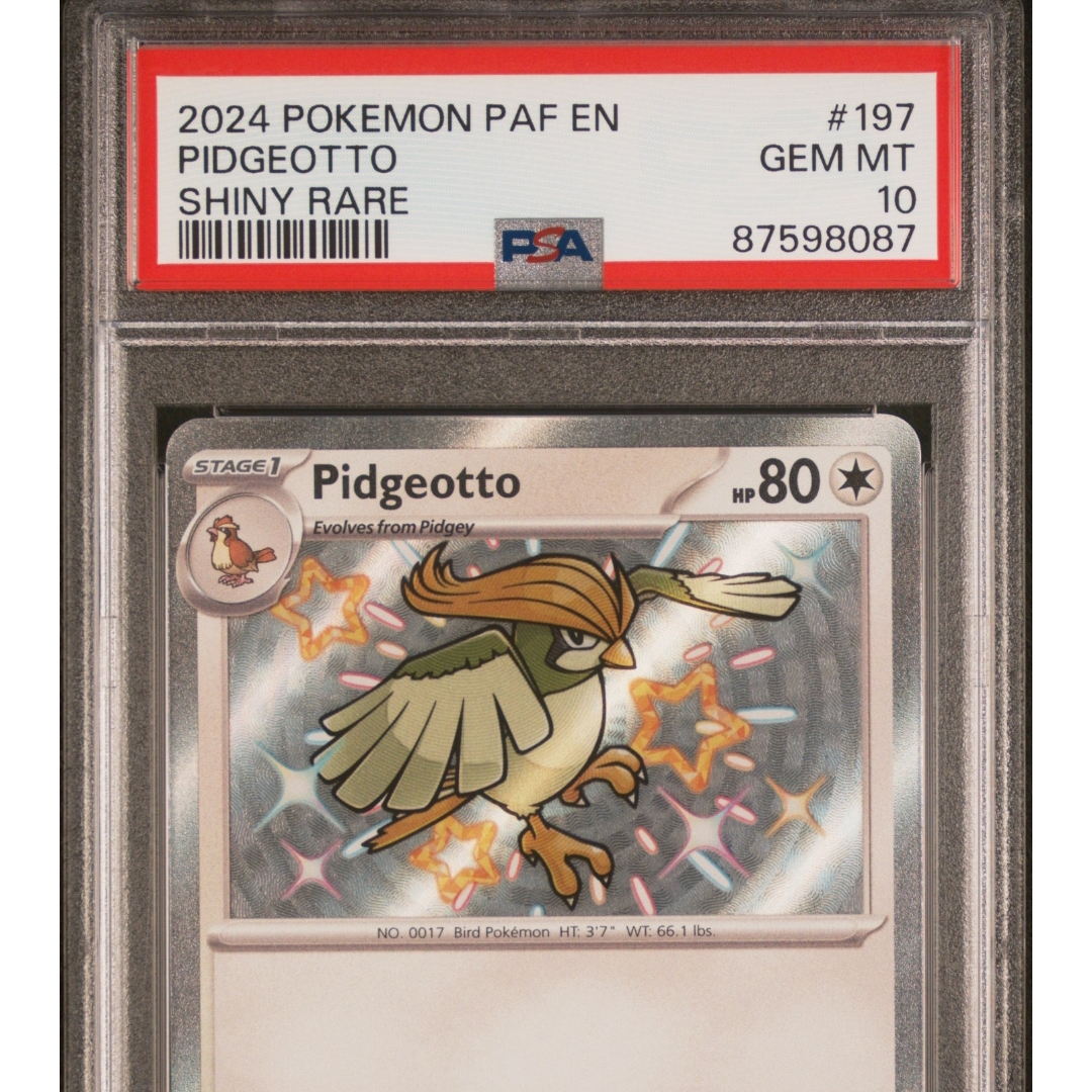 Psa 10 Pidgeotto Baby Shiny Graded Cardi