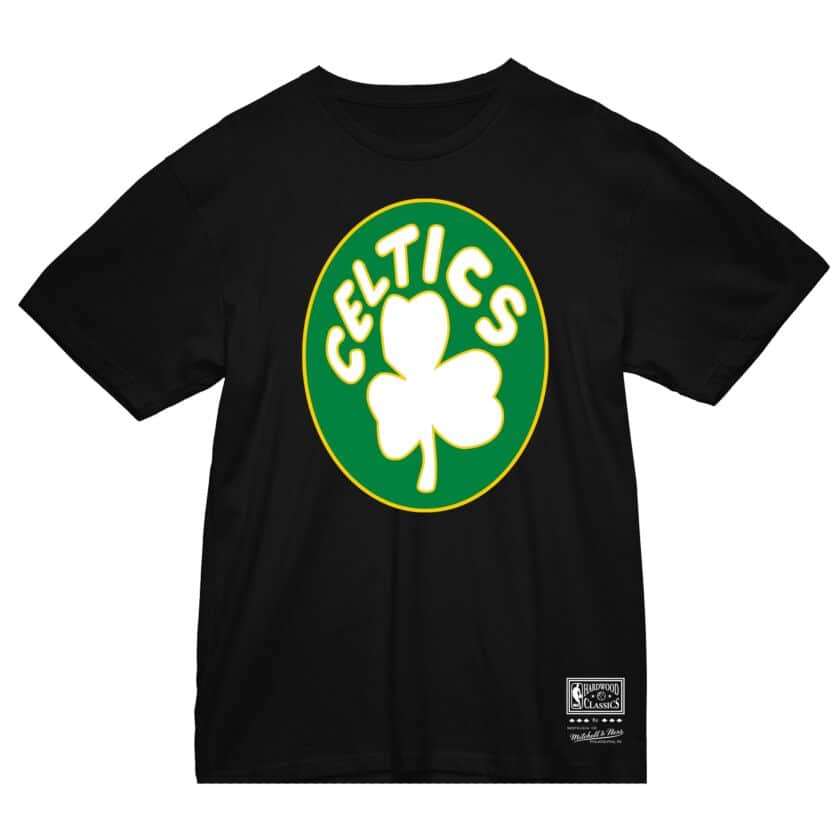 Boston Celtics Black Mitchell and Ness Retro Shirt