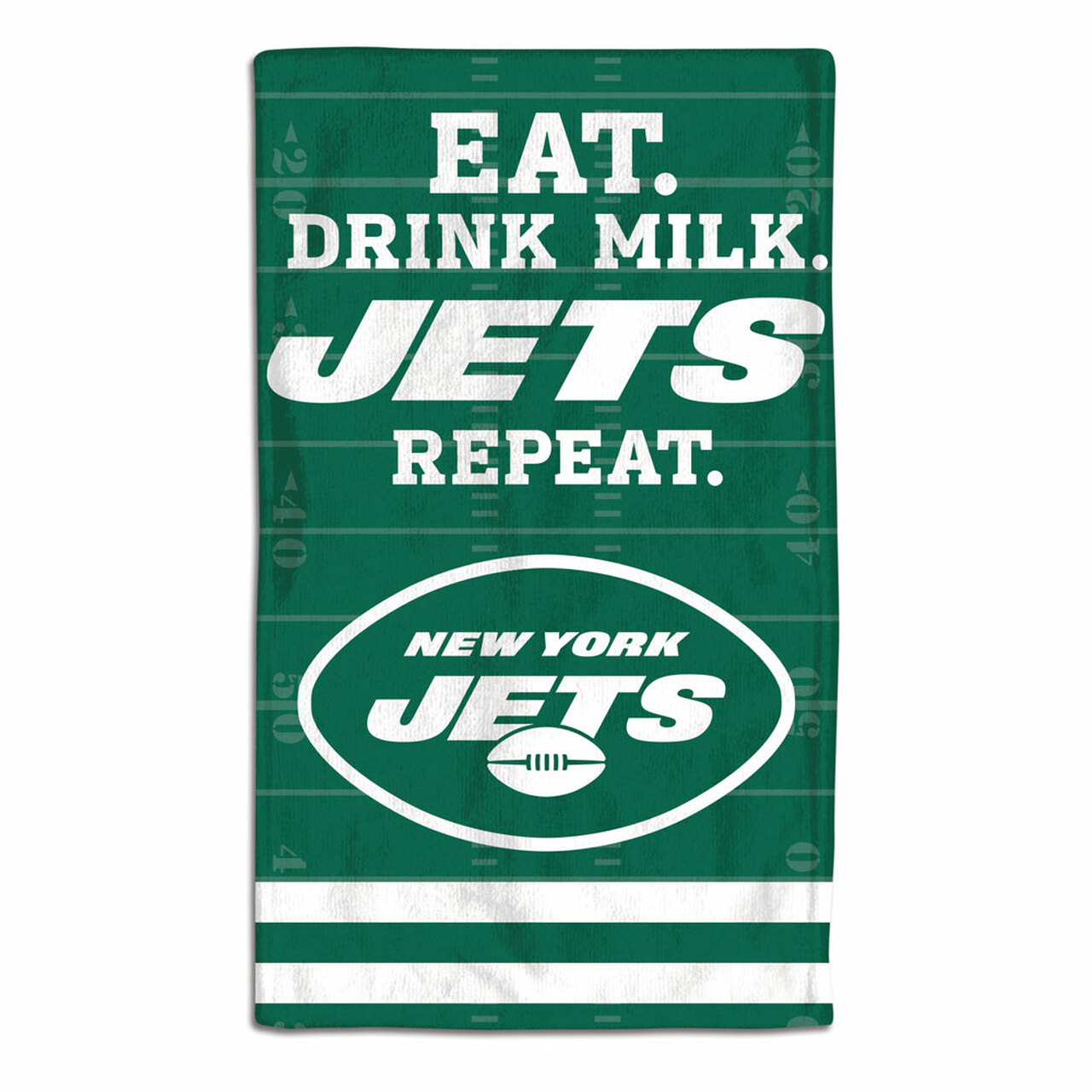 New York Jets Baby Burp Cloth 10x17"