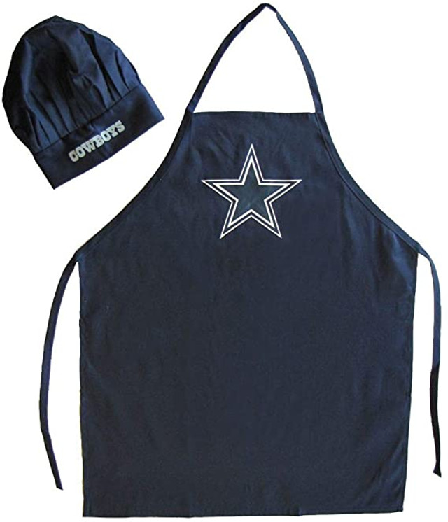 Dallas Cowboys Chef Apron and Hat Set