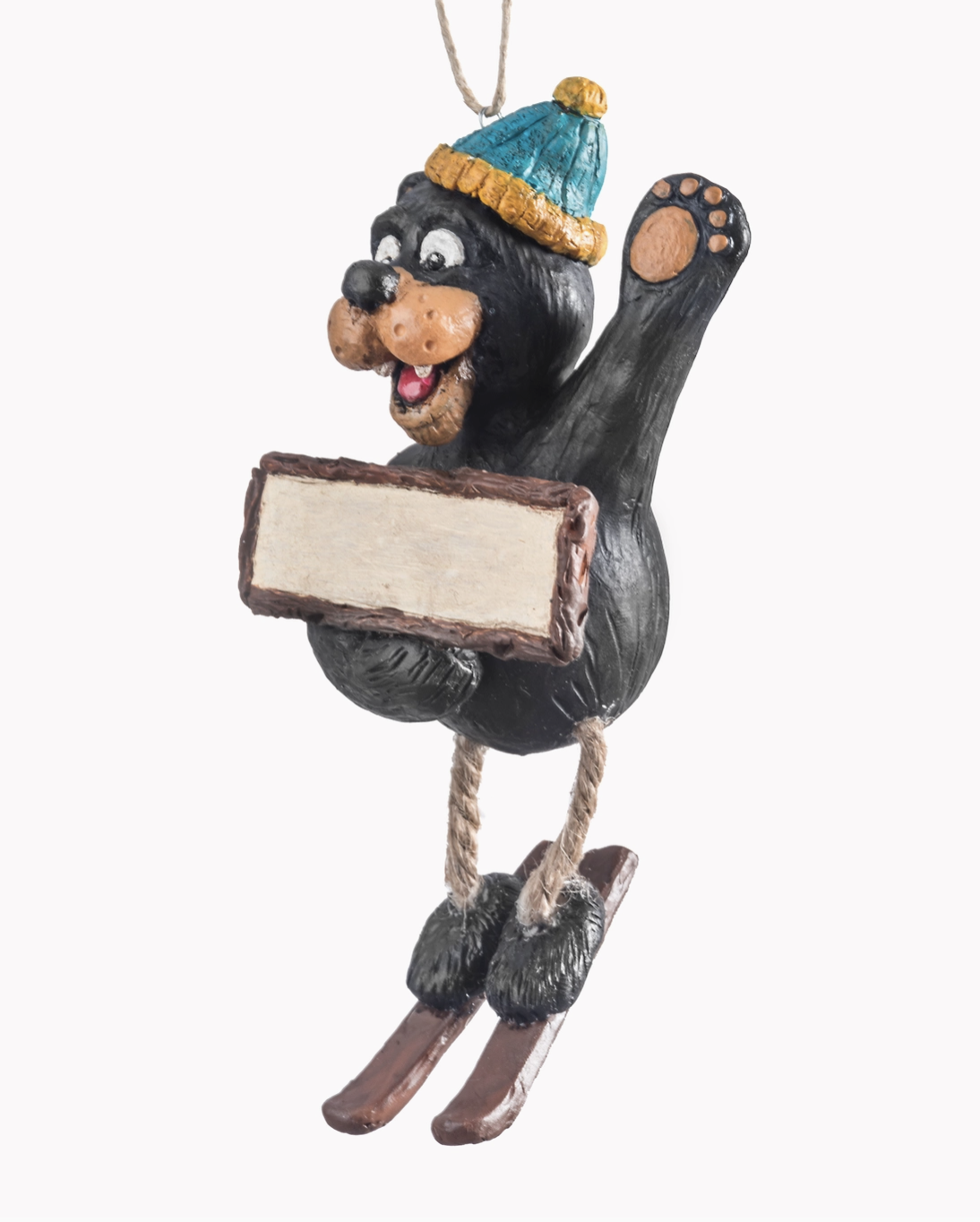 Skiing Bear with Vail Sign Ornament