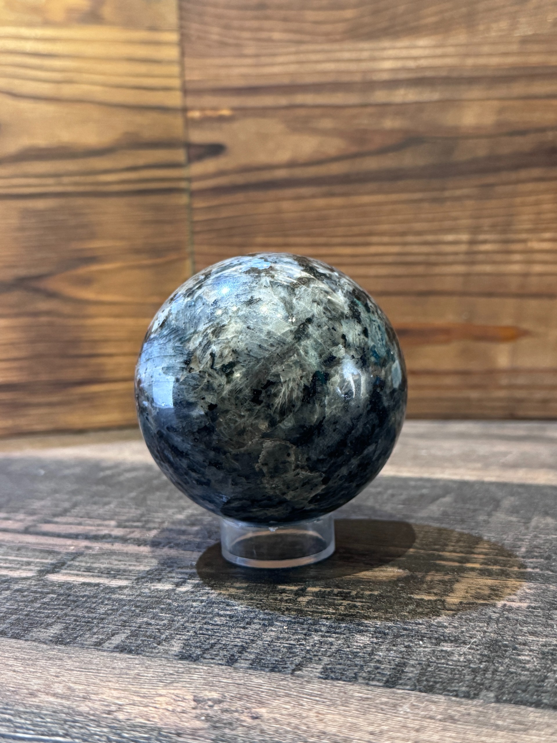 Indigo Gabbro (Mystic Merlinite) Sphere