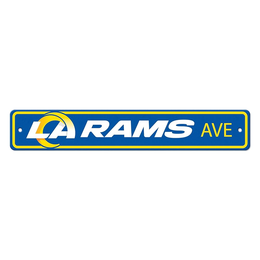 Los Angeles Rams Ave Street Sign 4x24"
