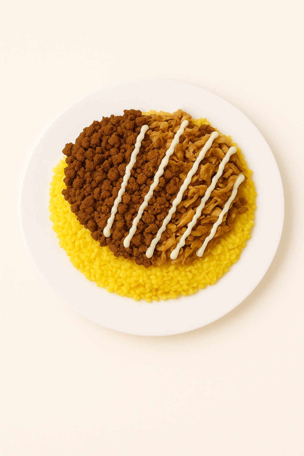 Alley Mix on Rice (chicken and beef)