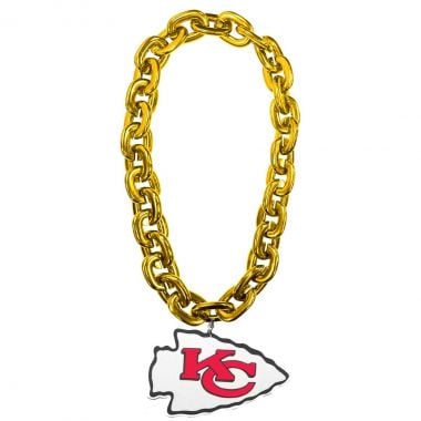 Kansas City Chiefs Gold Fan Chain