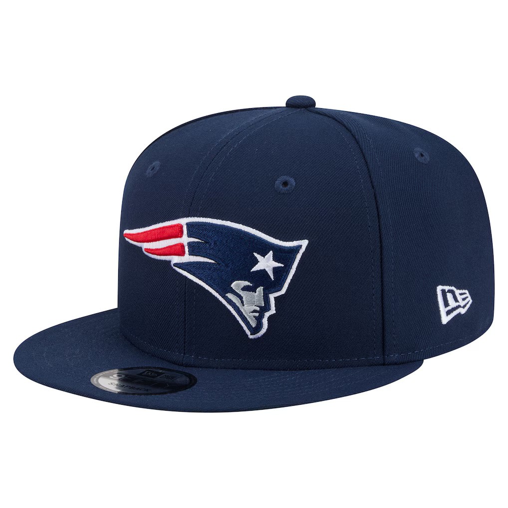 New England Patriots Navy Blue New Era 9FIFTY Snapback Hat