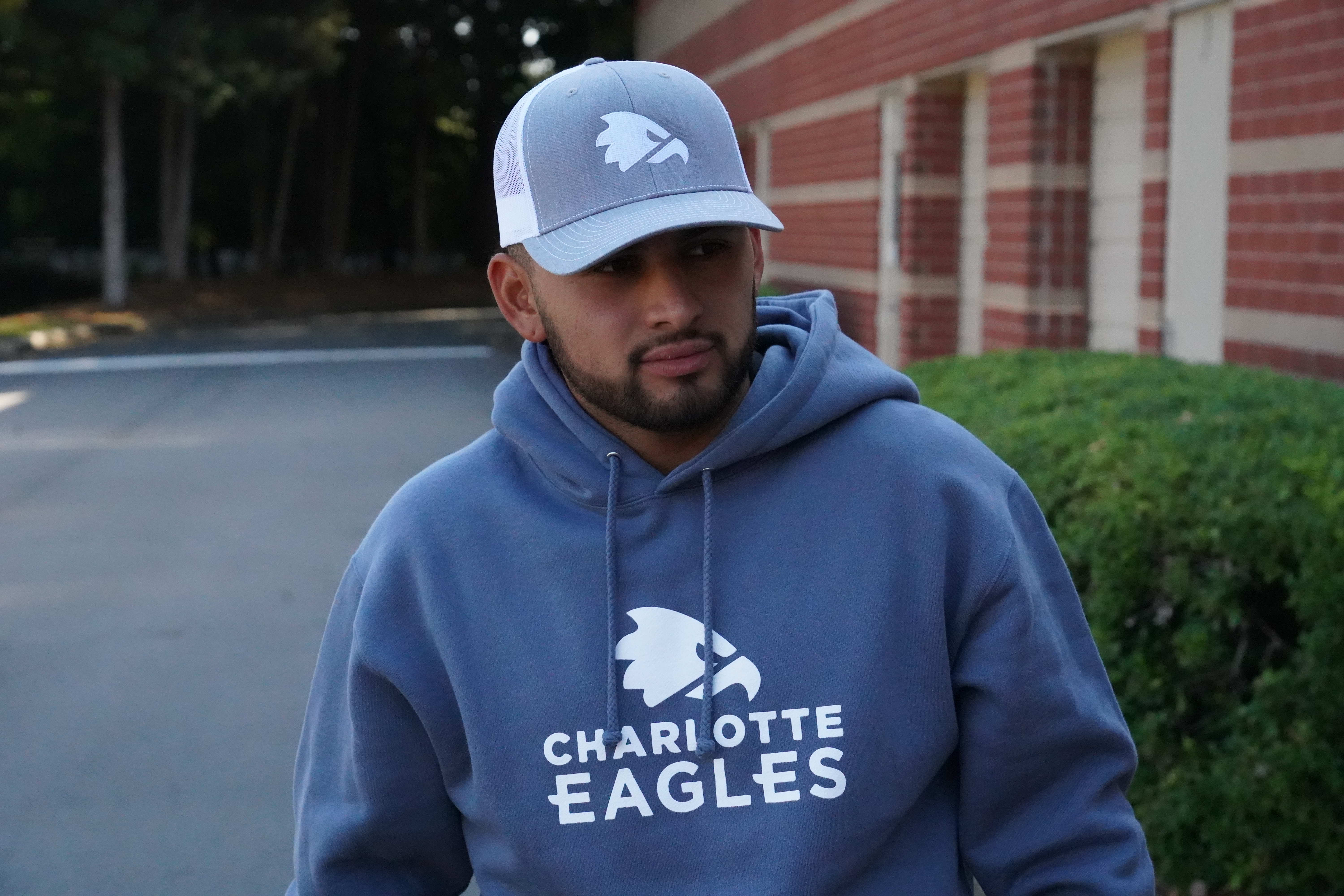 Charlotte Eagles Blue Hoodie