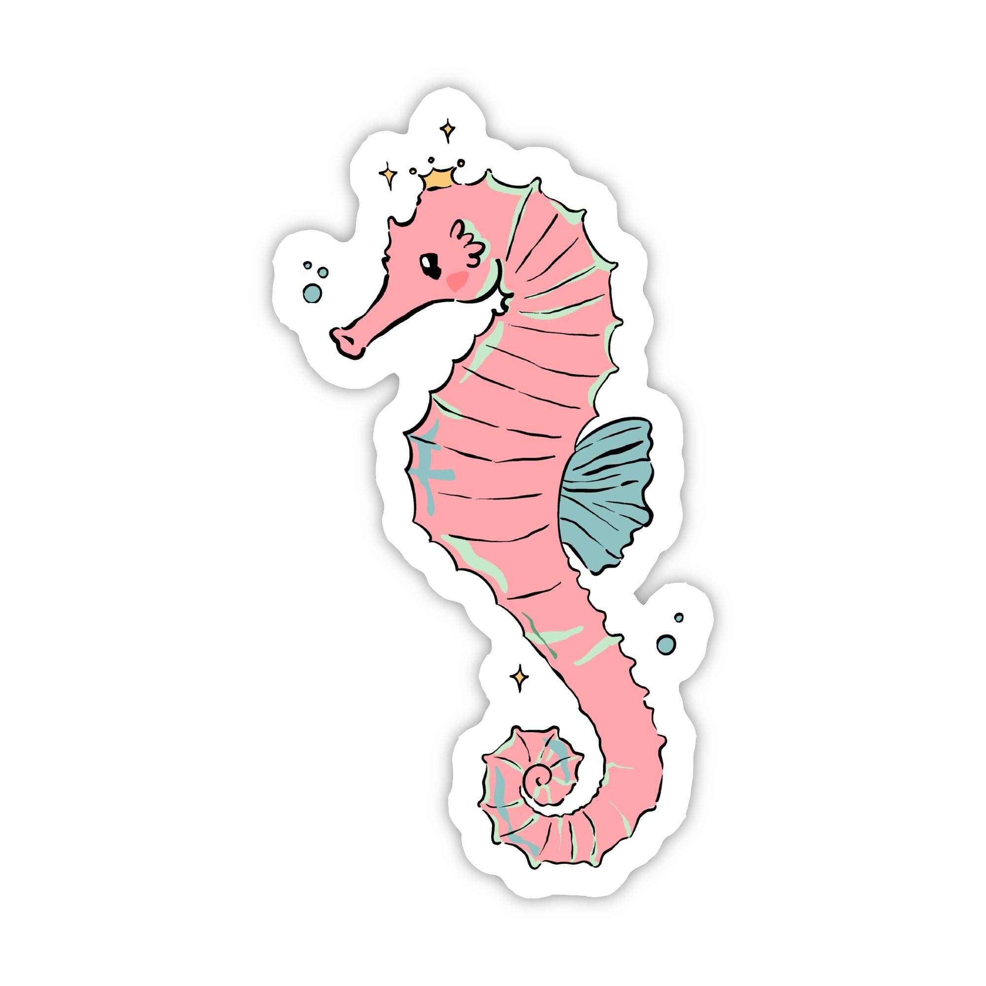 Cute Seahorse Animal Sticker