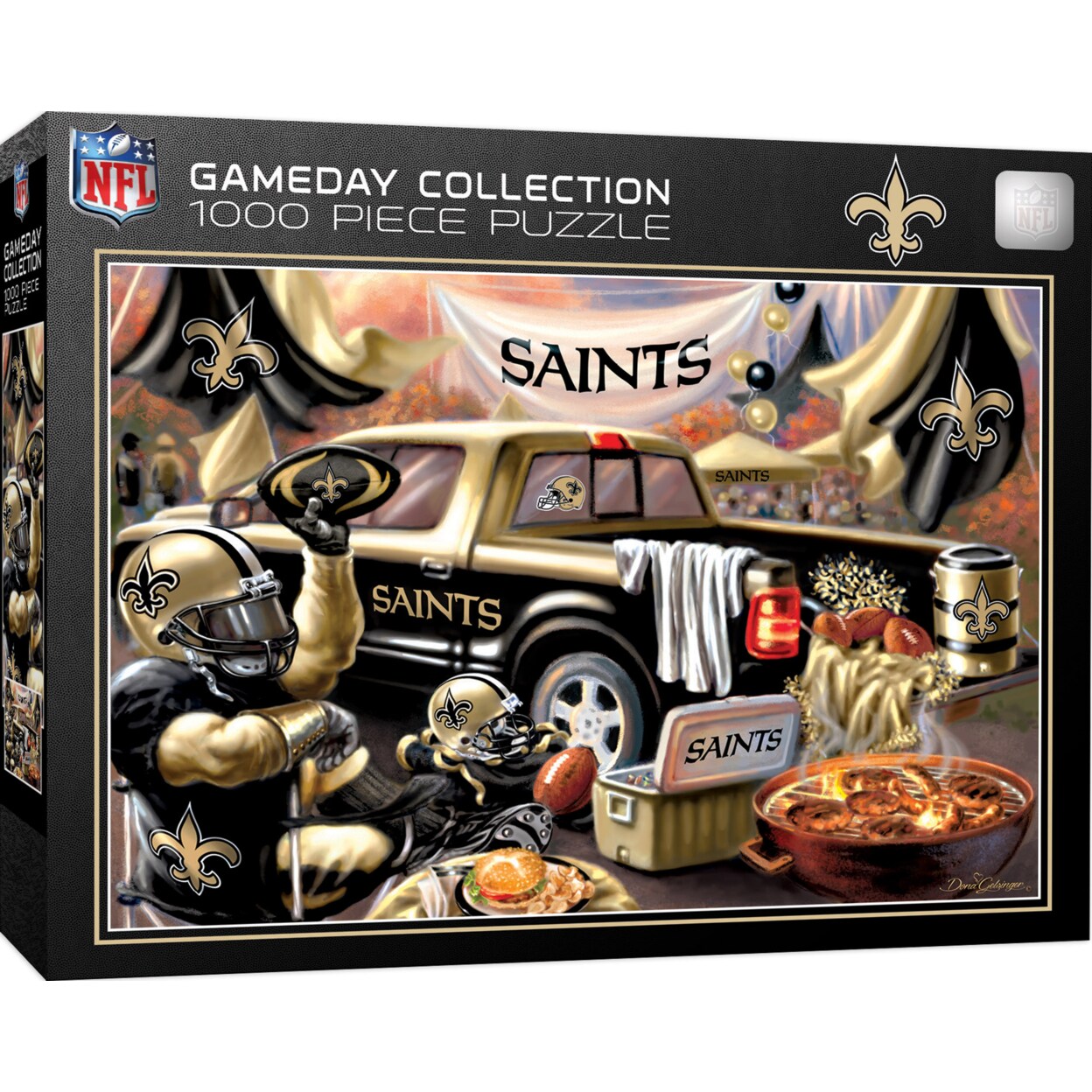 New Orleans Saints 1000 Piece Gameday Design Puzzle