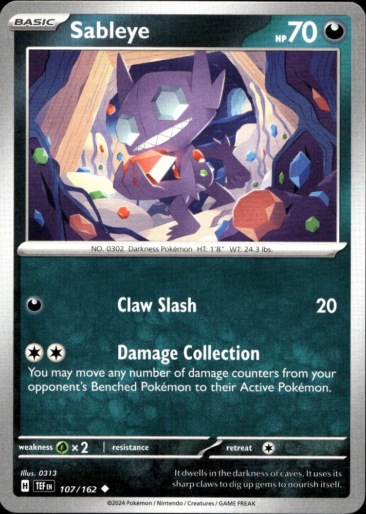 Sableye - SV05 107/162