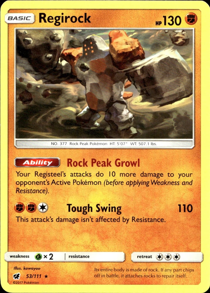 Regirock - SM4 53/111