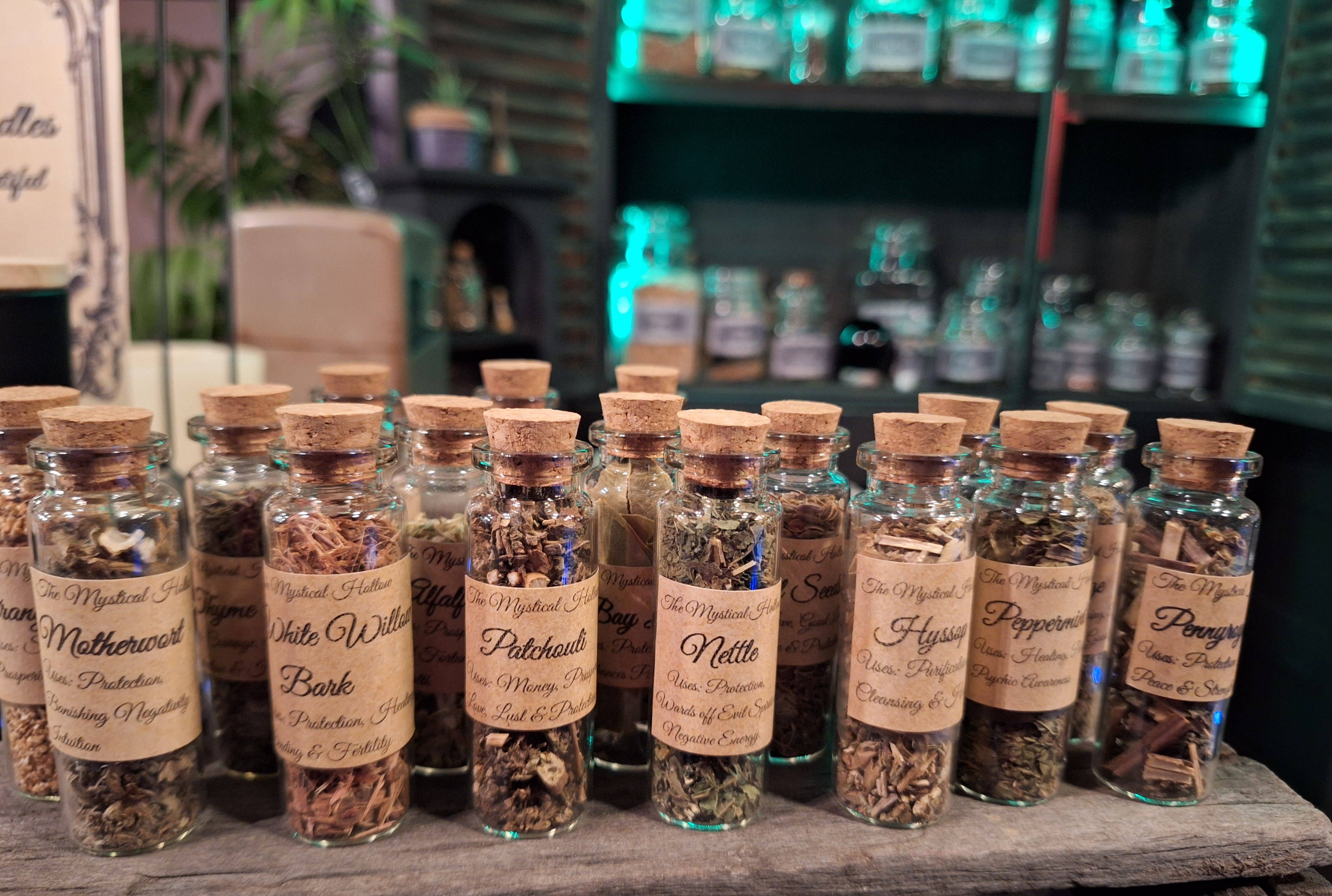 Herb Jars--Dried