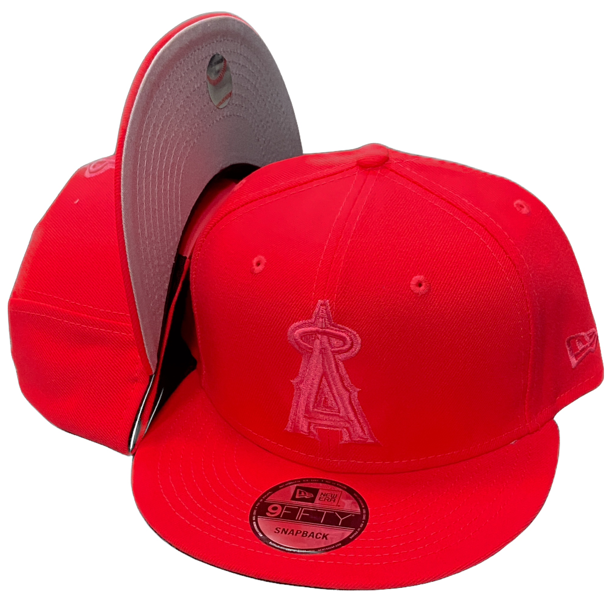 Los Angeles Angels Spring Red New Era Snapback Hat