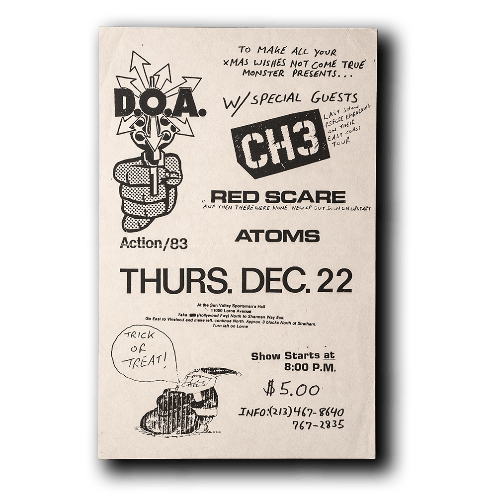 D.O.A. -- 1983 [Handbill]