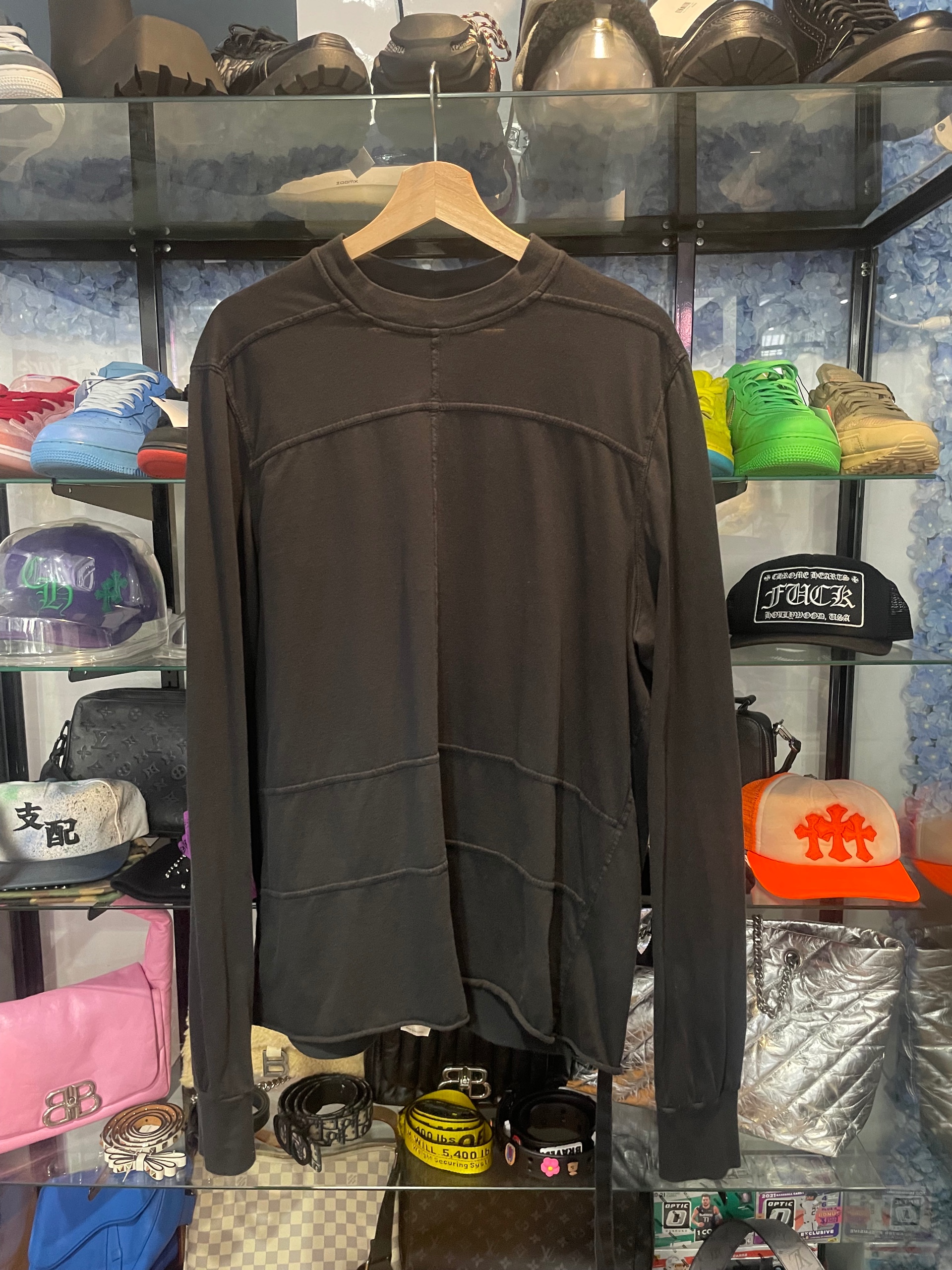 DRK Shadow rick owens long sleeve black size L (used)