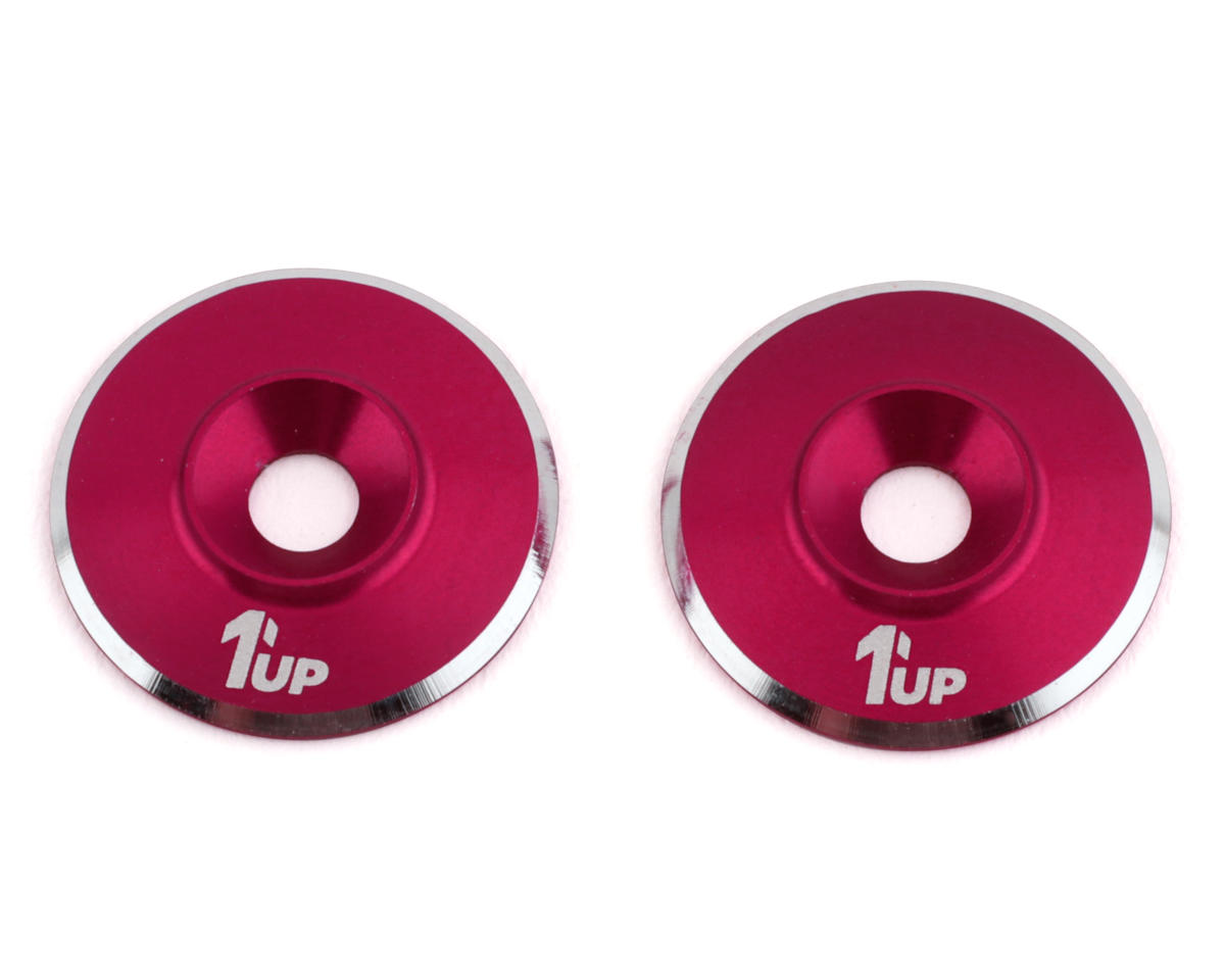 7075 LowPro M3 Wing Washers 2pcs Hot Pink Shine