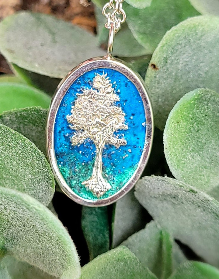 Cremation Tree of Life Pendant 2 by Moss Creek Art