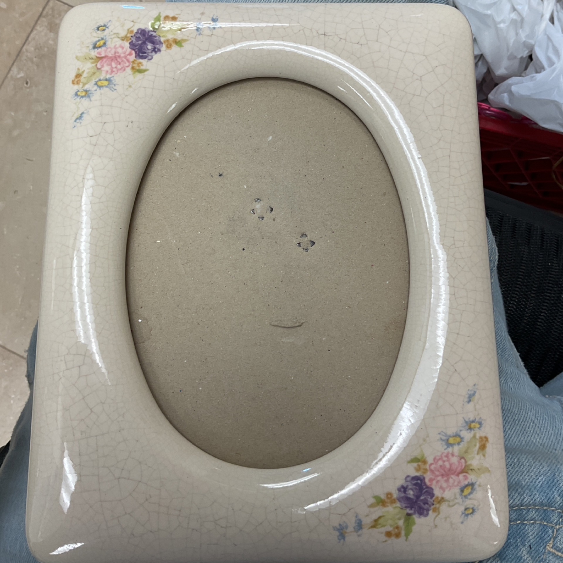 Porcelain Picture Frame