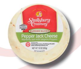 Cheese - Pepper Jack - Burger Slice