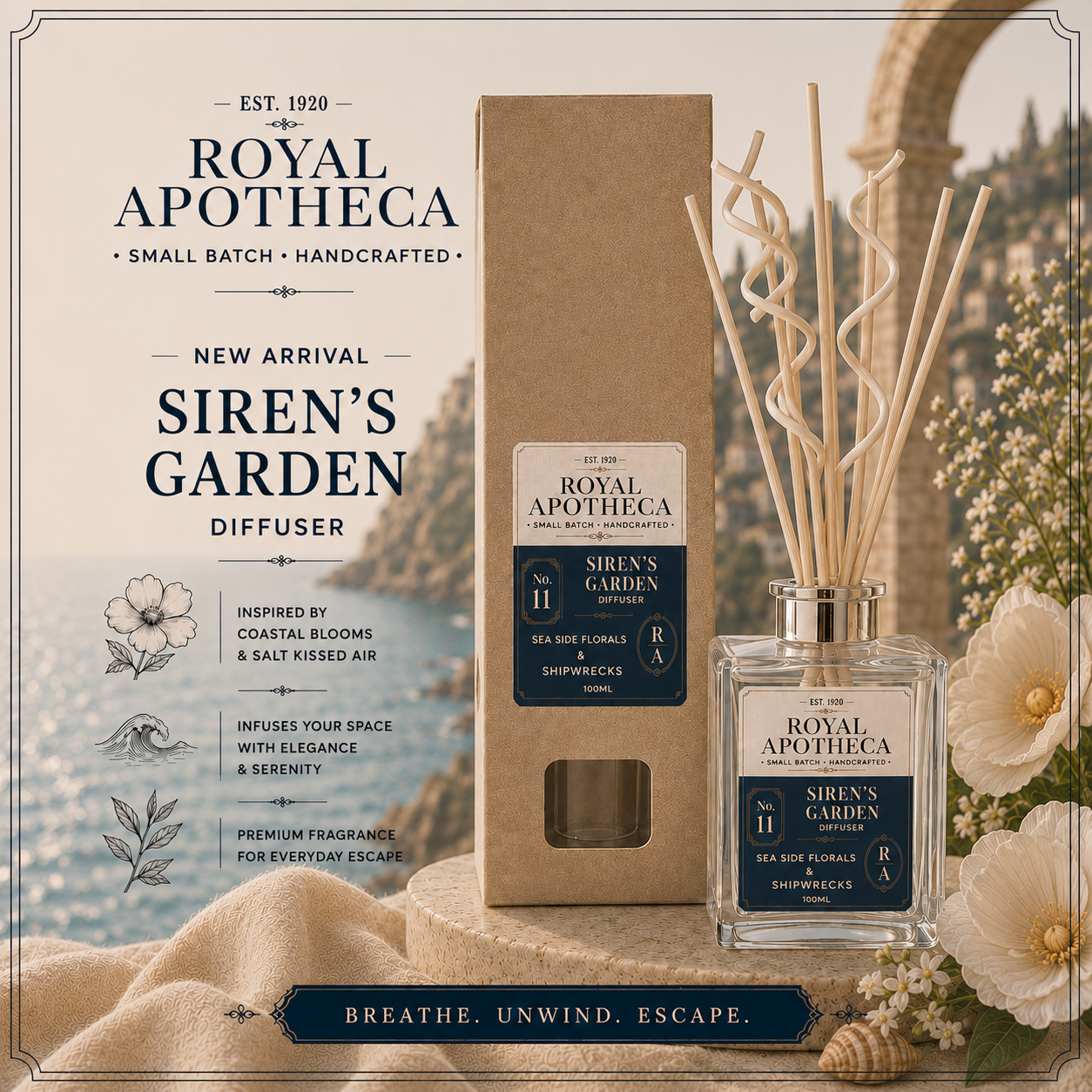 Siren's Garden - No.10 - Room Diffuser - 100mL