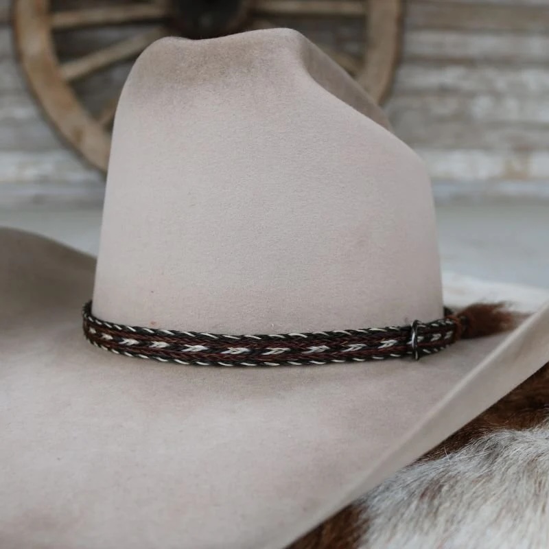 Willow - Horsehair Braided Single Tassel Hat Band – Duster | Handwoven in Ecuador