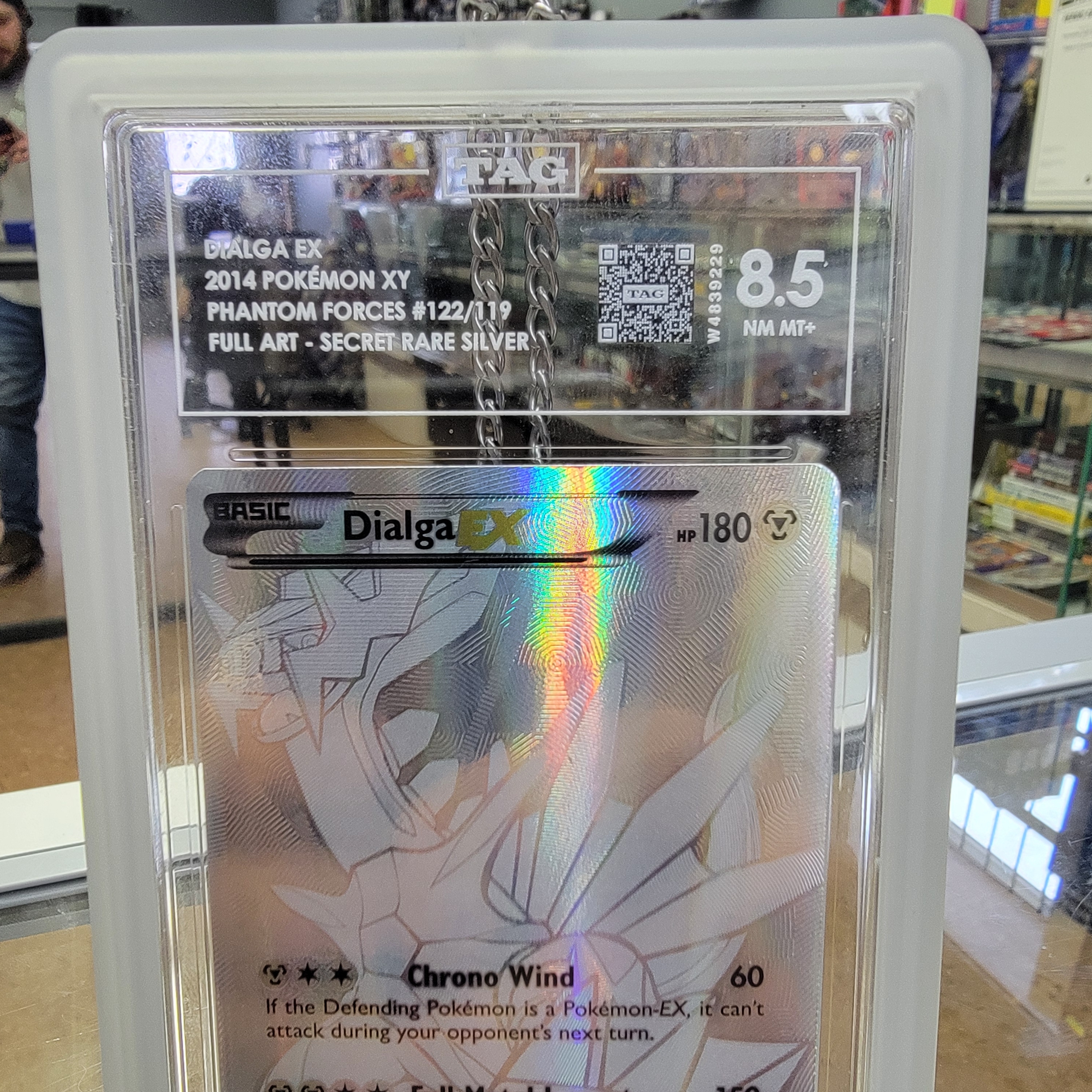 Tag 8.5 Silver Dialga FA Graded Card