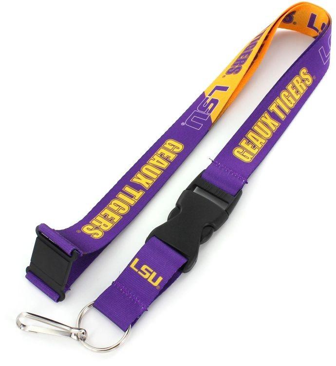 LSU Tigers Slogan Style Lanyard