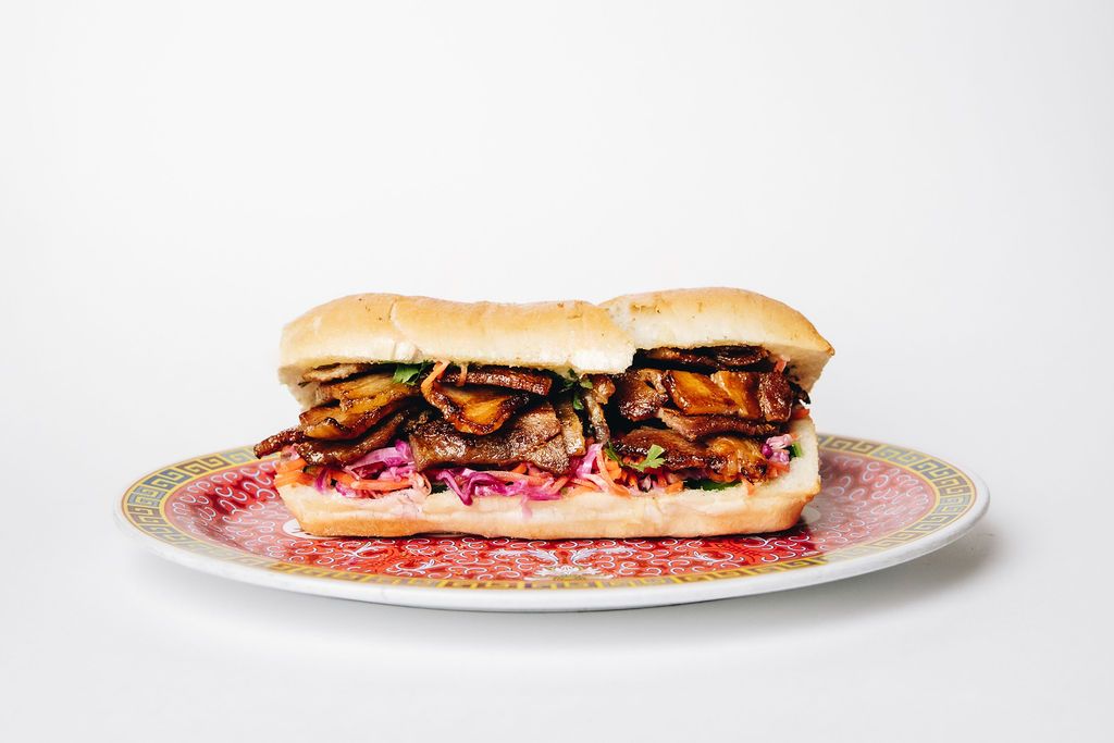 Marinated Pork Belly Banh Mi