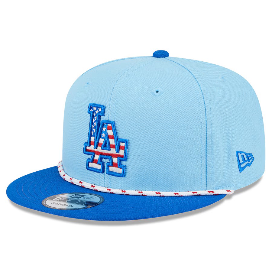 Los Angeles Dodgers 2025 4th of July New Era 9FIFTY Snapback Hat